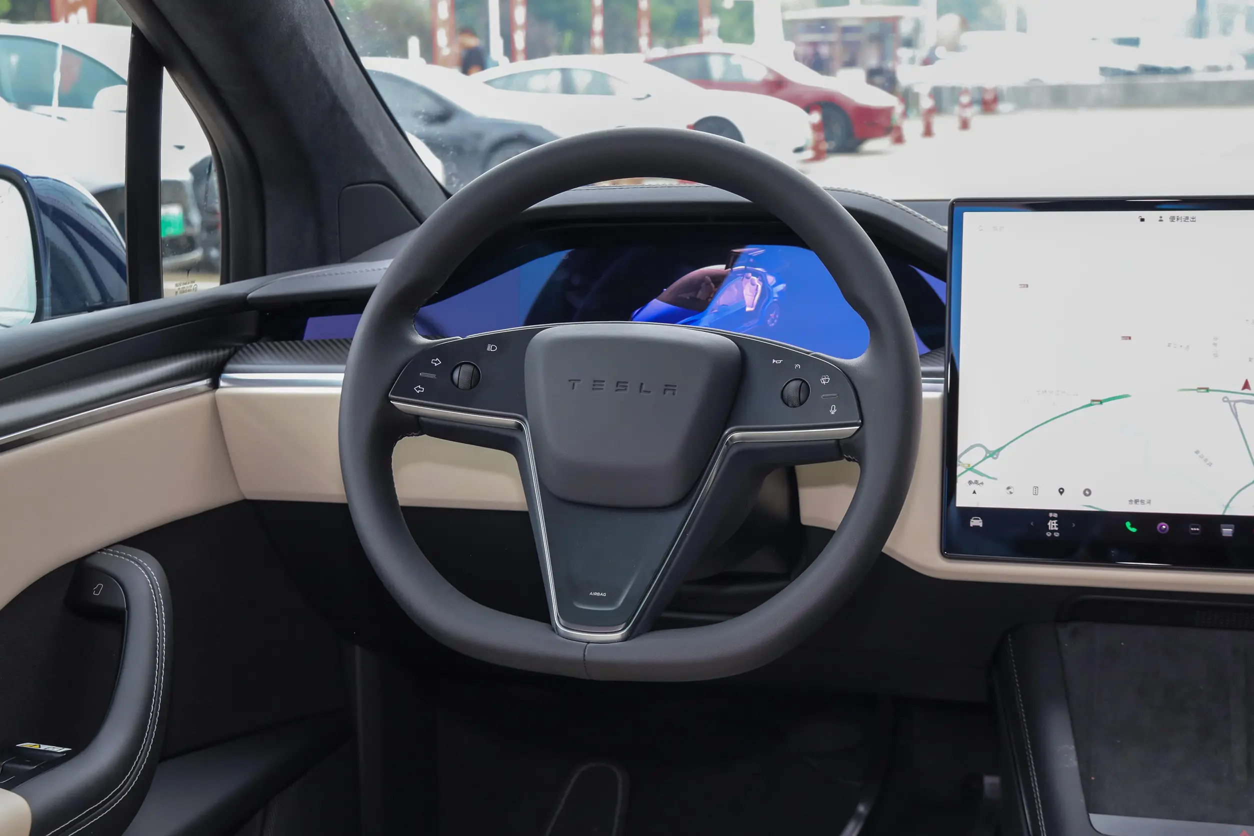 tesla model x 2023 interior-2
