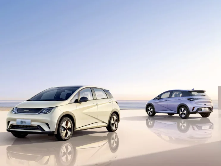 byd dolphin стильный внешний вид