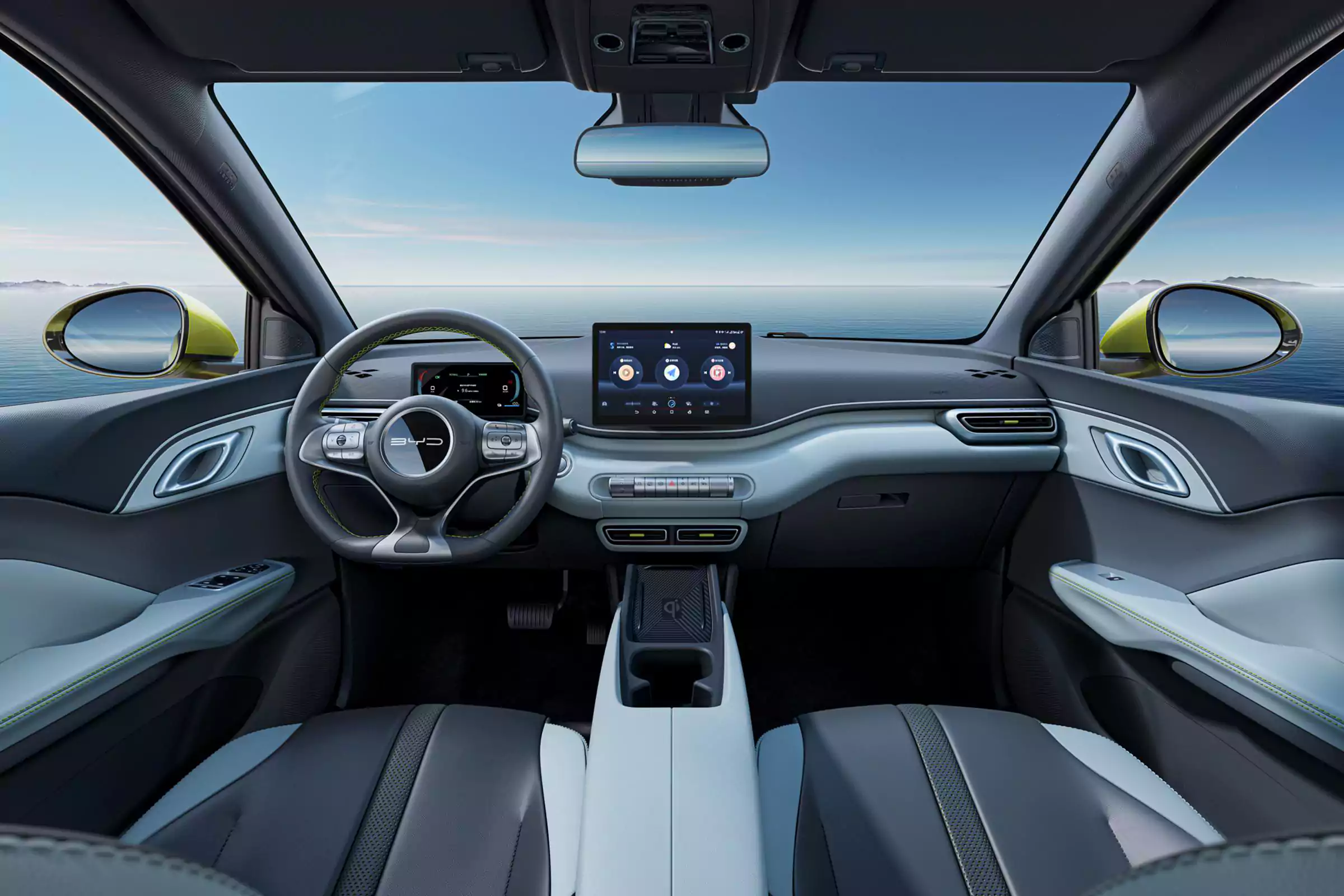 BYD SEAGULL OCOCENOGRAPHARAPHING Интерьер