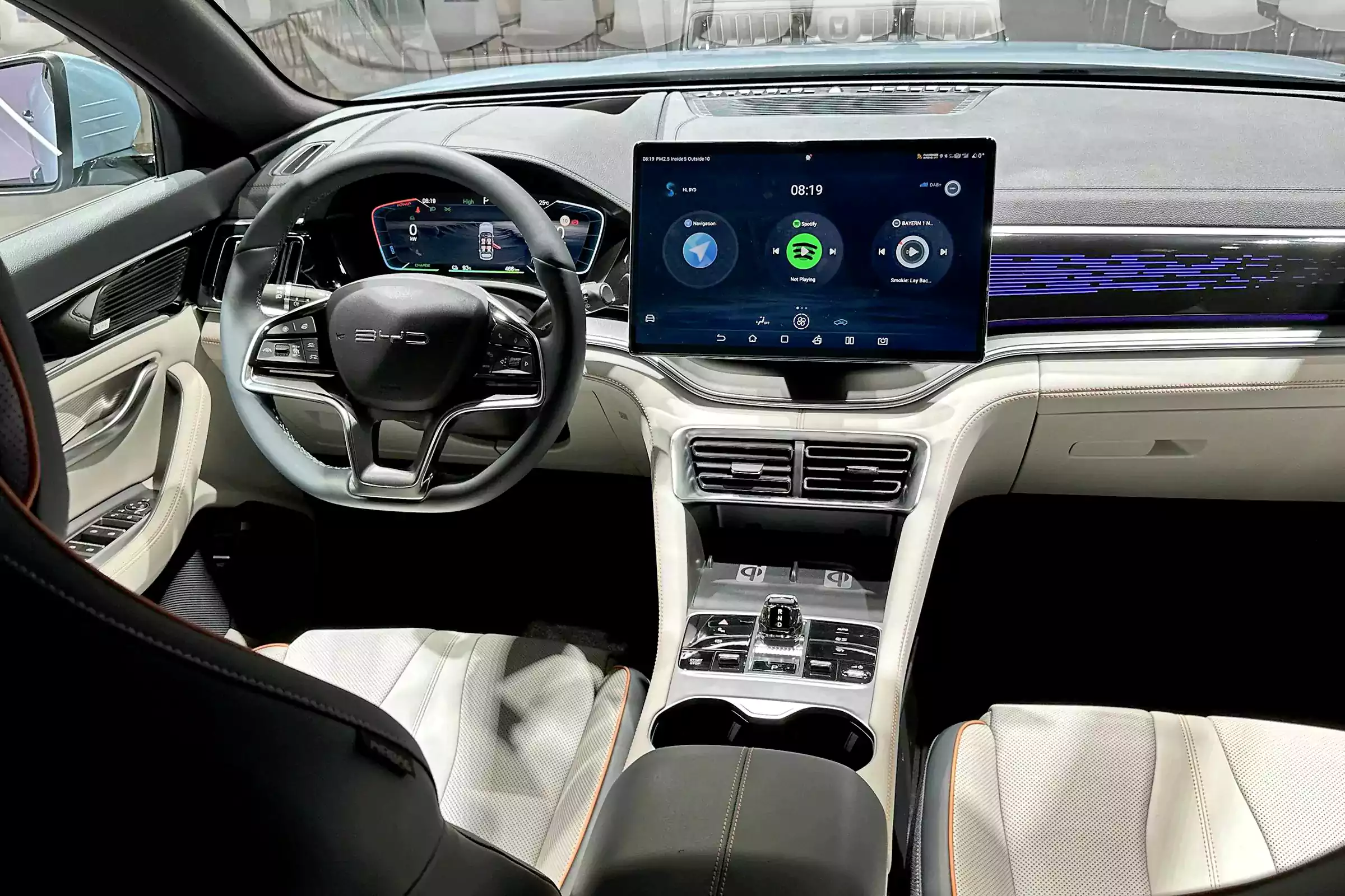 Byd Song Plus DM-I дизайн интерьера