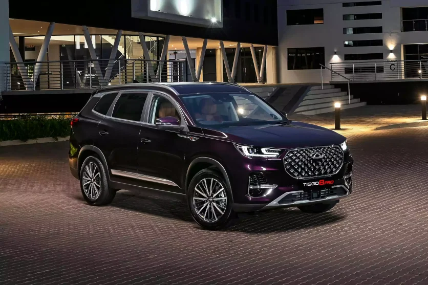 chery tiggo8 pro side view photo