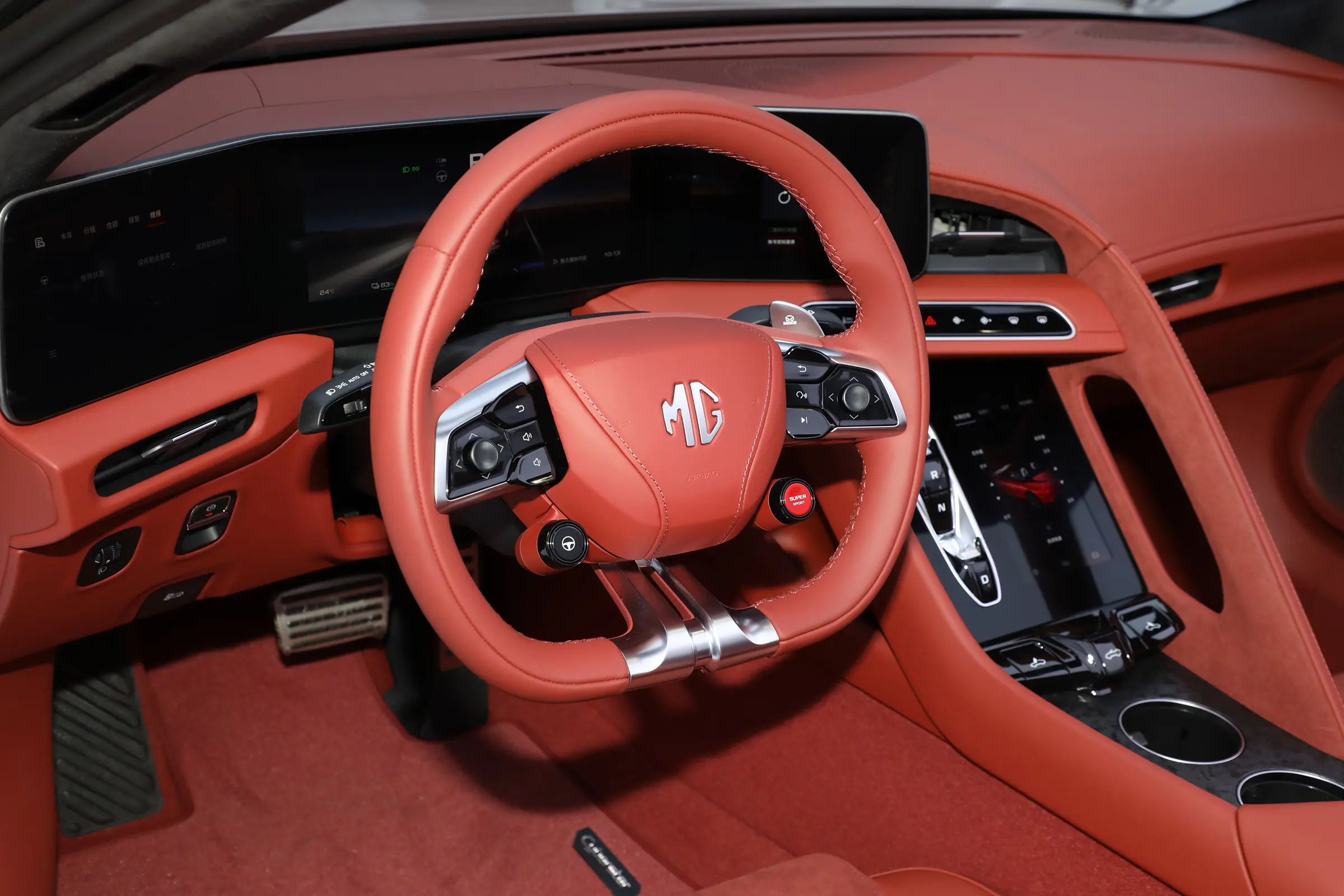 mg cyberster 2024 интерьер-2