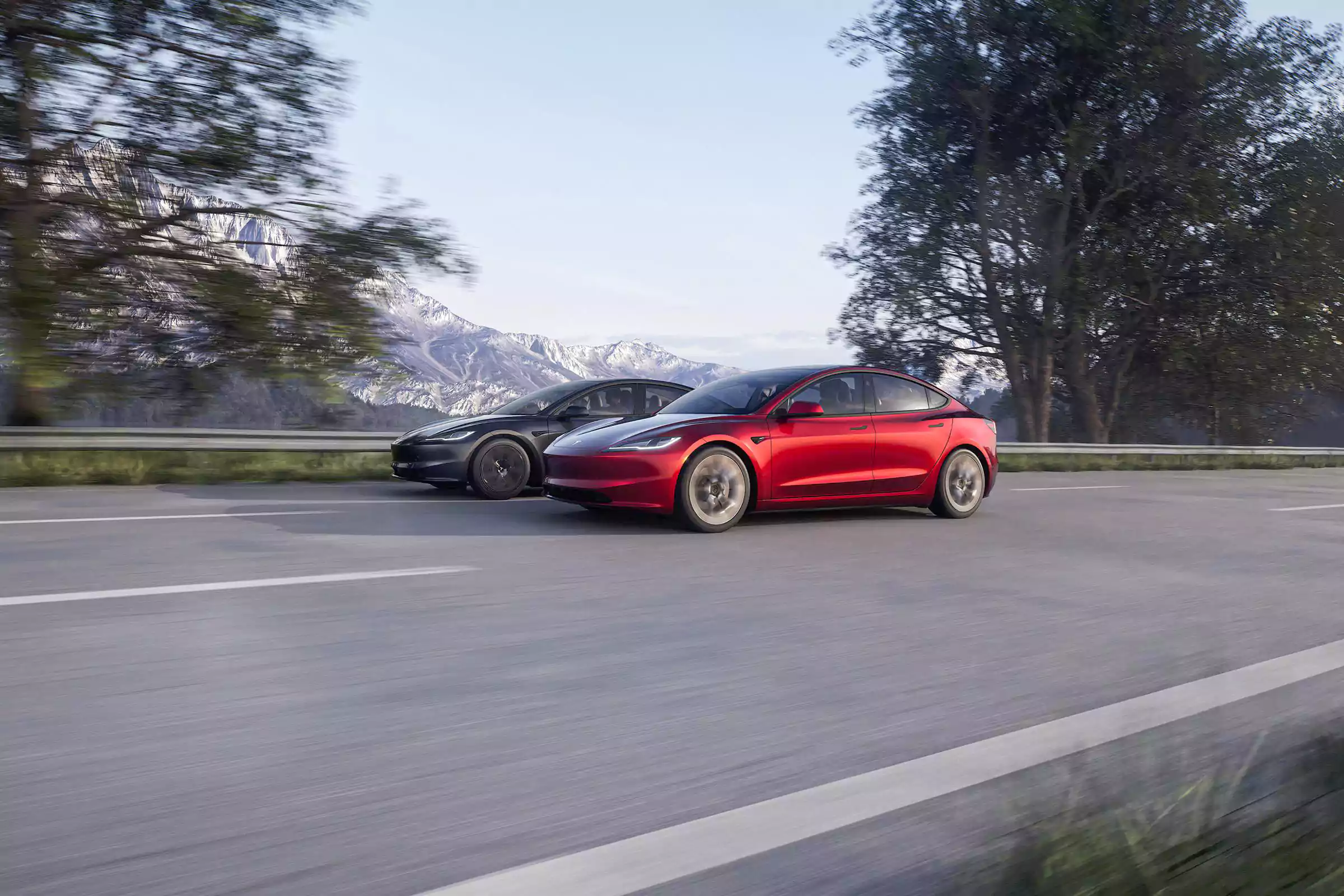 Tesla Model 3 стороны