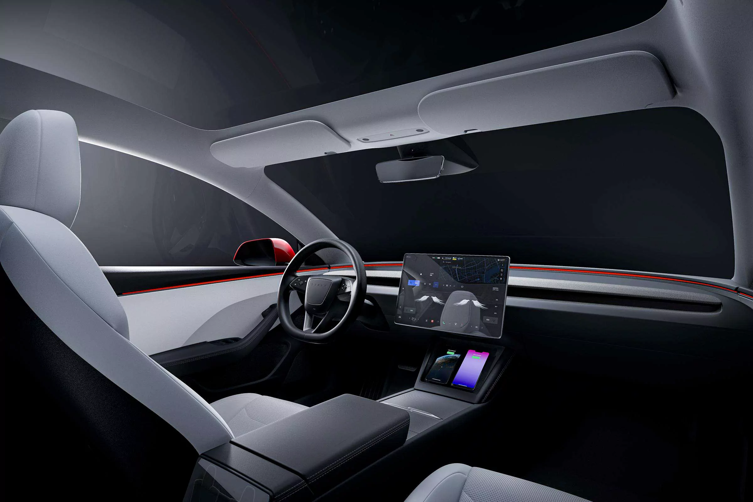 Экран Cocpit Model 3 Tesla Model 3