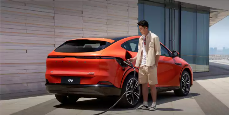 XPENG G6 Зарядка