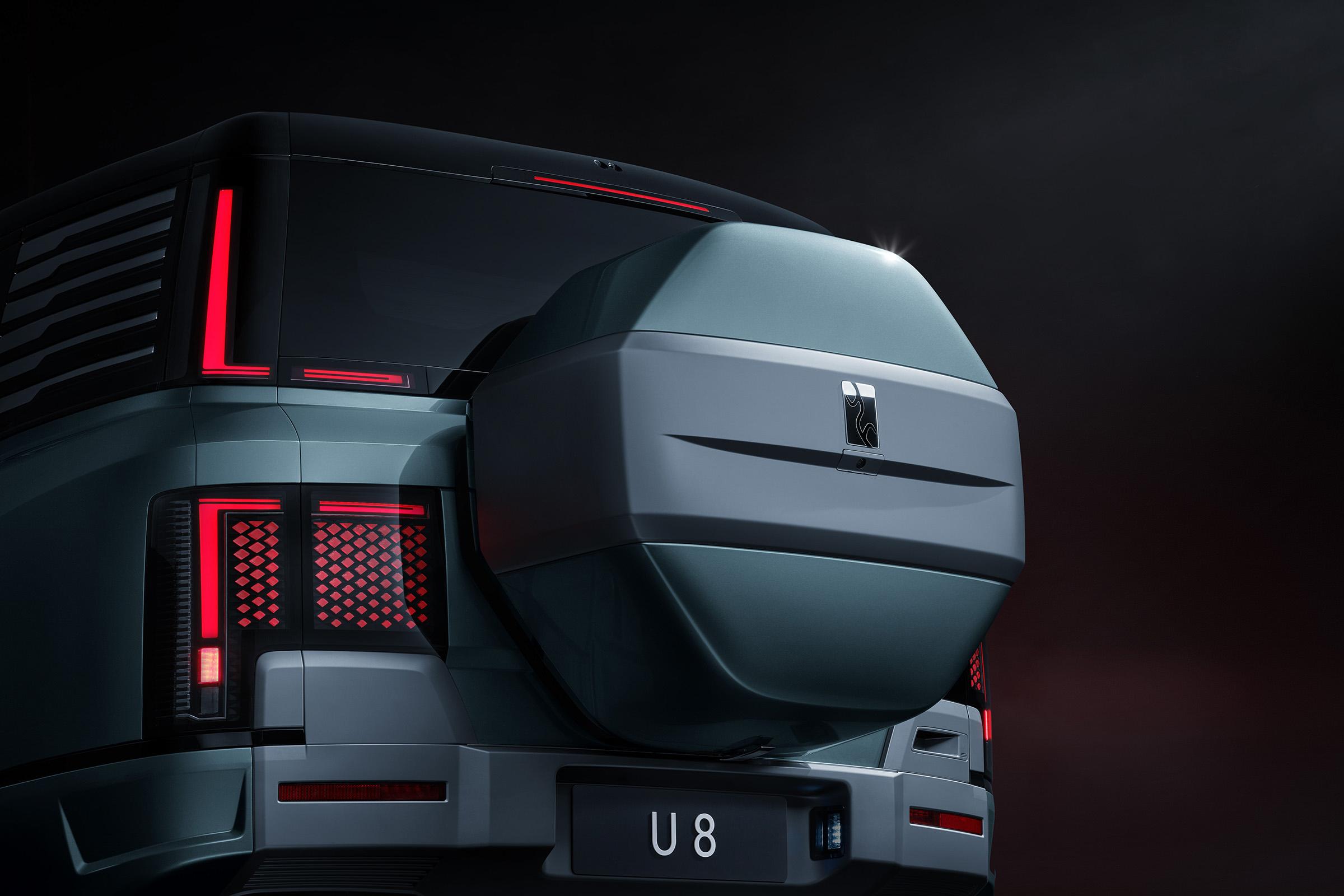 Янванг U8 запасное шин