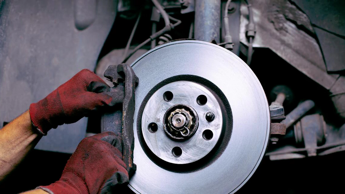 Replace car brake pads